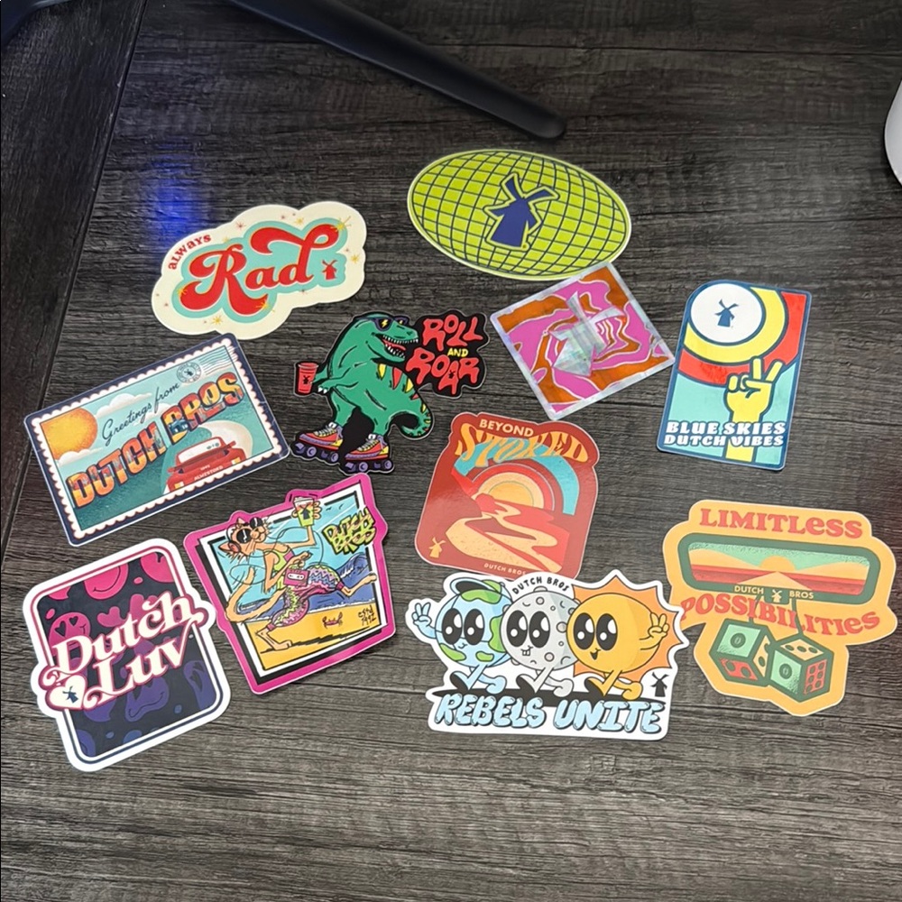 Dutch Bros sticker pack